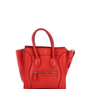 Celine Luggage Bag Grainy Leather Micro #203099C12B